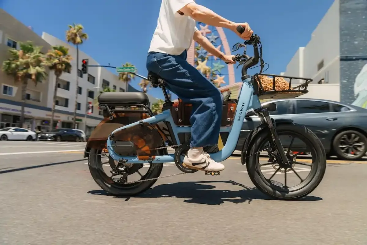 Segway MUXI PRO, elektrikli kargo bisikleti, rejeneratif fren, otomatik vitesli bisiklet, mikro mobilite