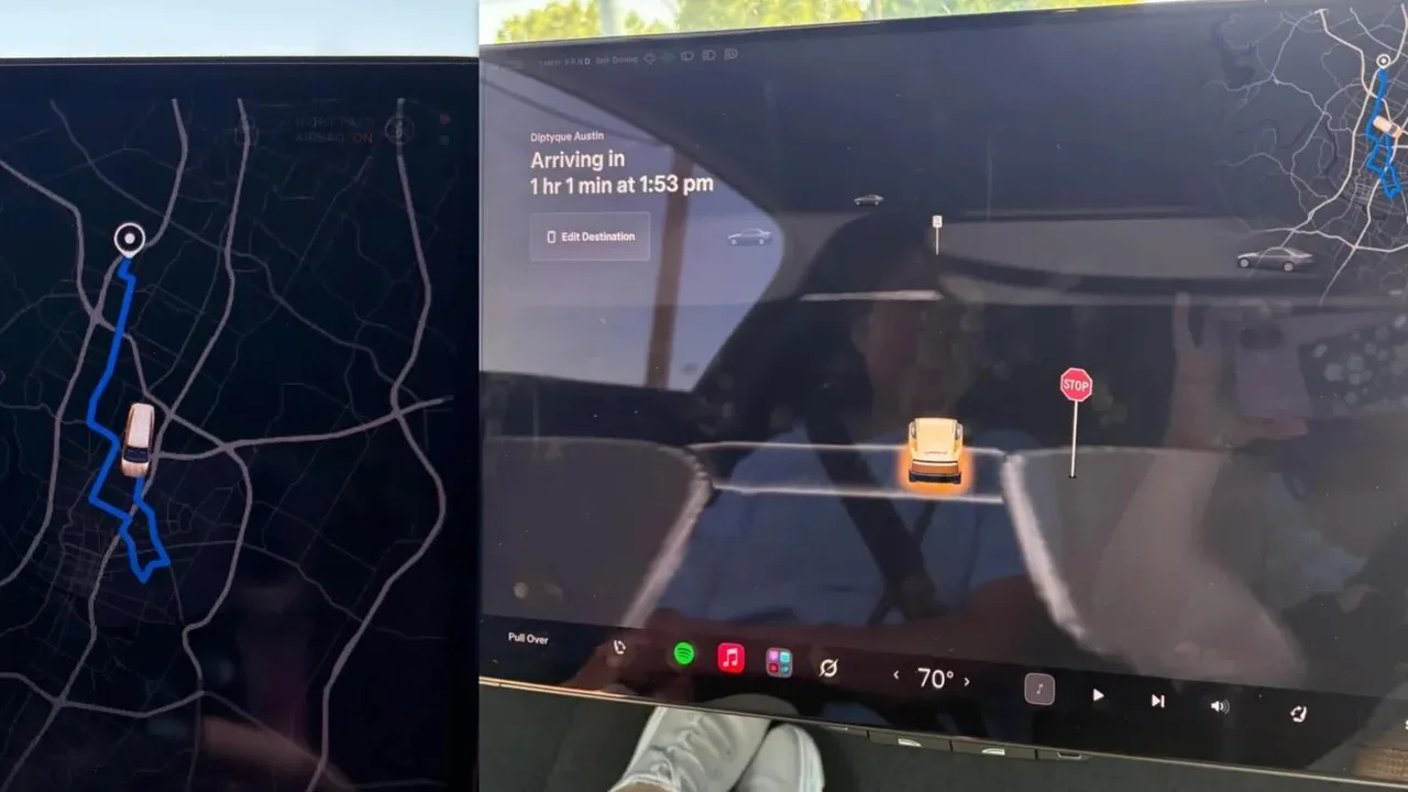Tesla Cybercab’in 10 Dakikalık Yolculuğu Otoyol Kısıtlamasıyla 70 Dakikaya Uzadı